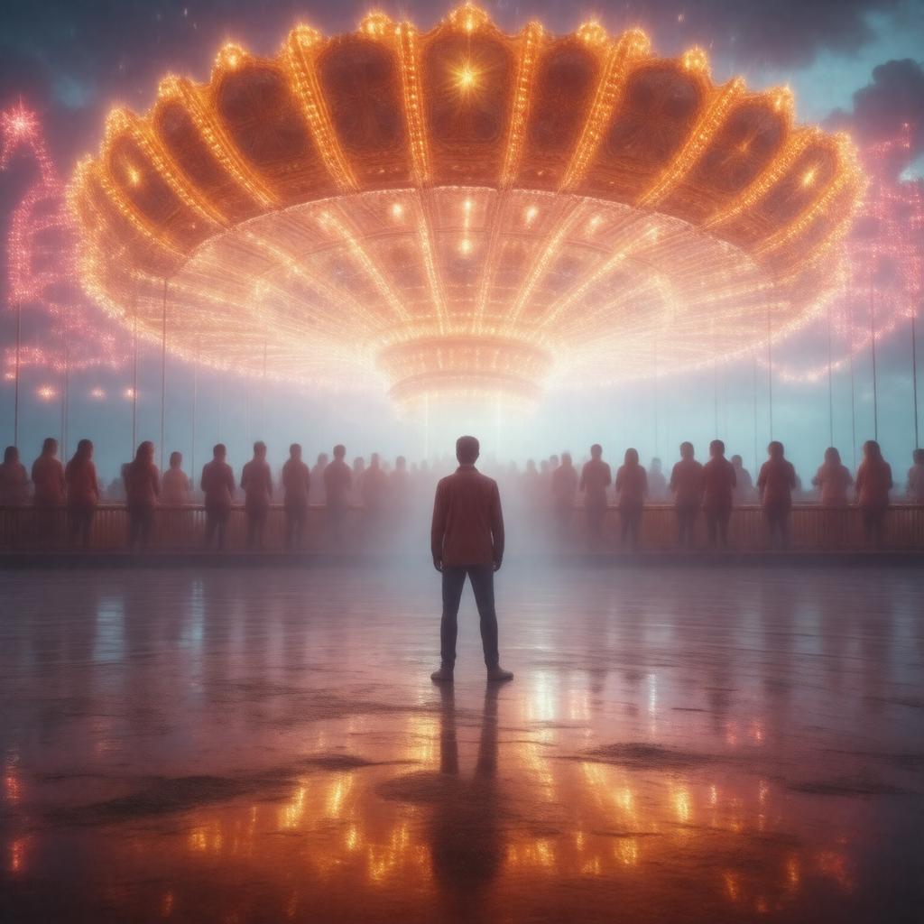 AI-created image of The Five People You Meet in Heaven