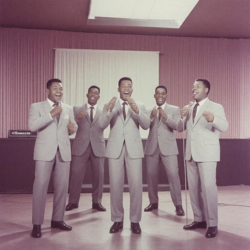 AI-created image of The Five Satins