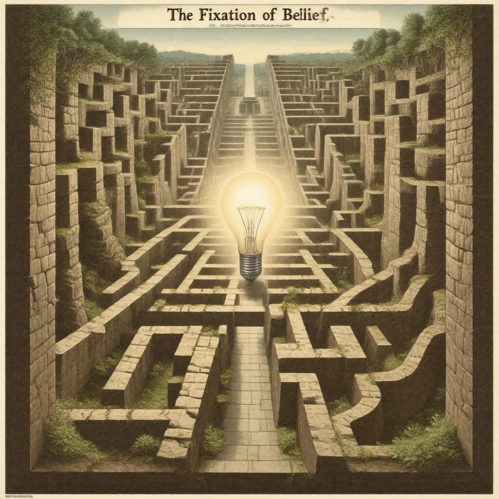Click to view larger image AI-created image of The Fixation of Belief