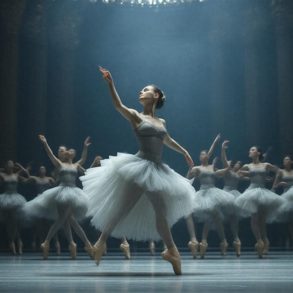 AI-created image of The Flea (ballet)
