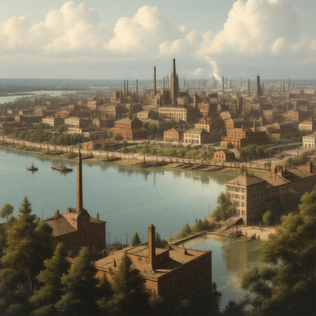 AI-created image of The Flour City