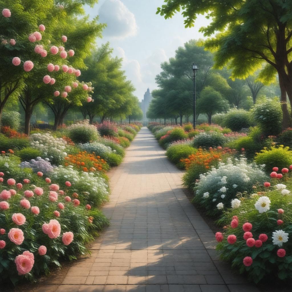 AI-created image of The Flower City