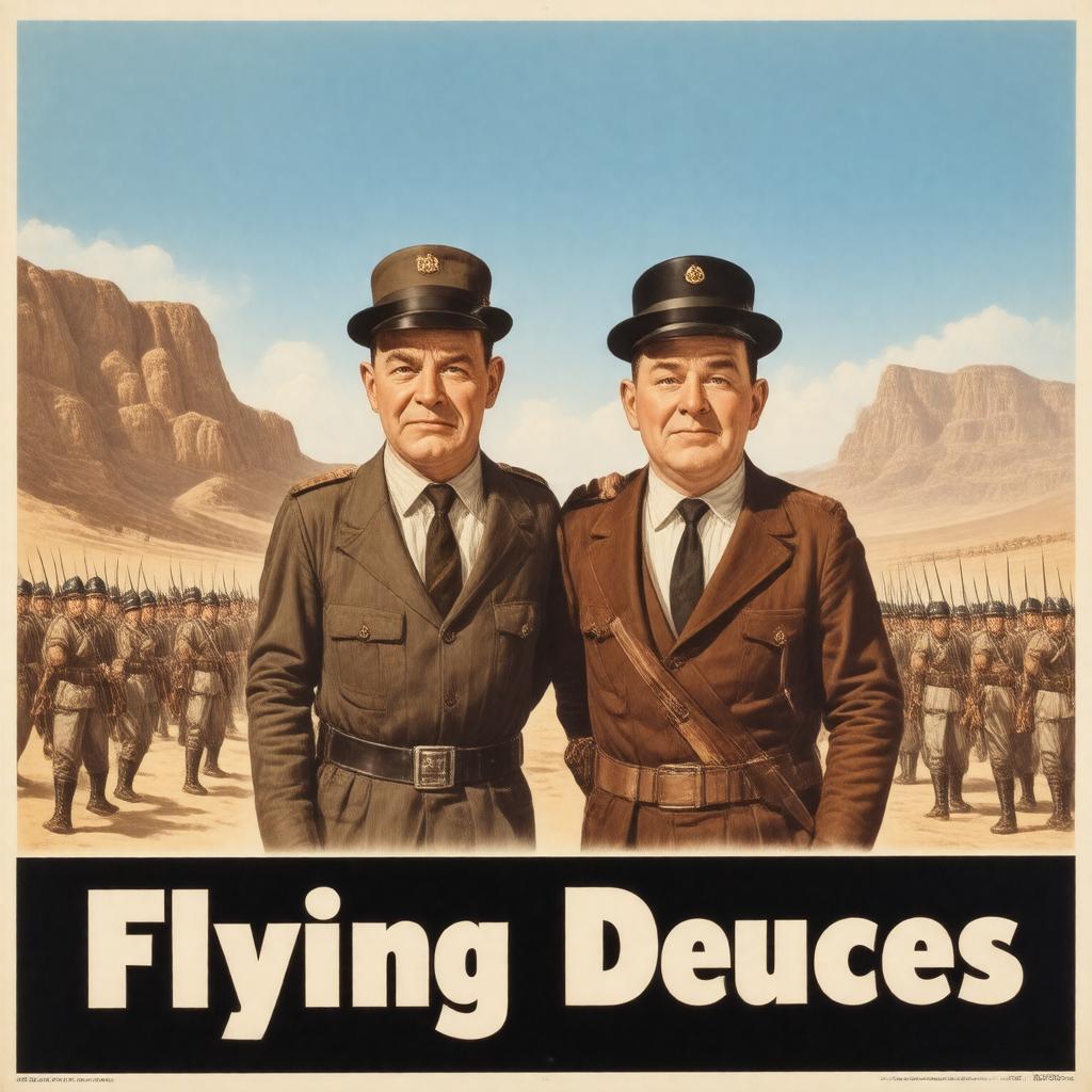 Click to view larger image AI-created image of The Flying Deuces