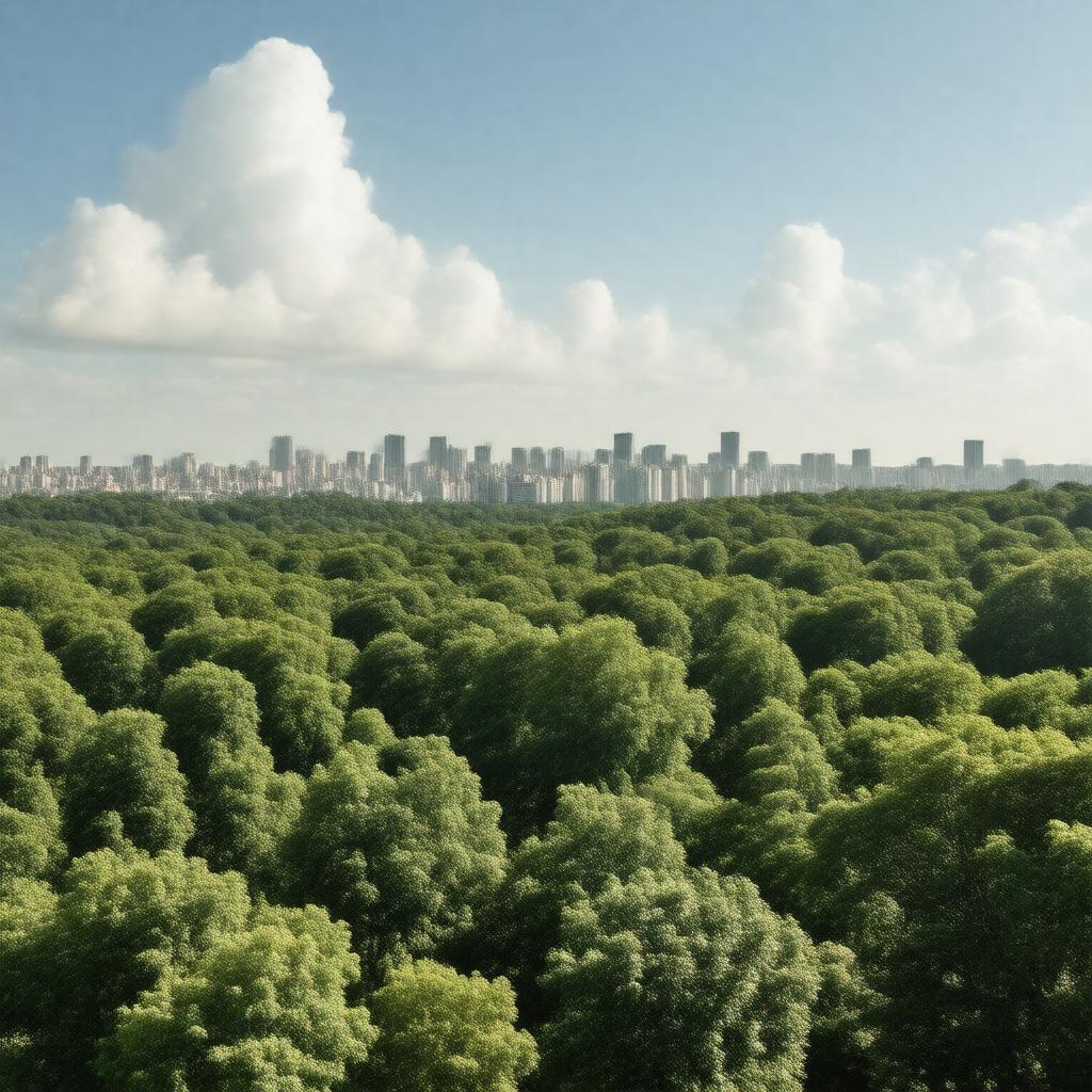 AI-created image of The Forest City