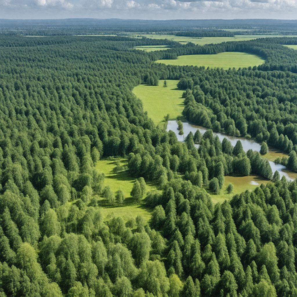 AI-created image of The Forest of Marston Vale