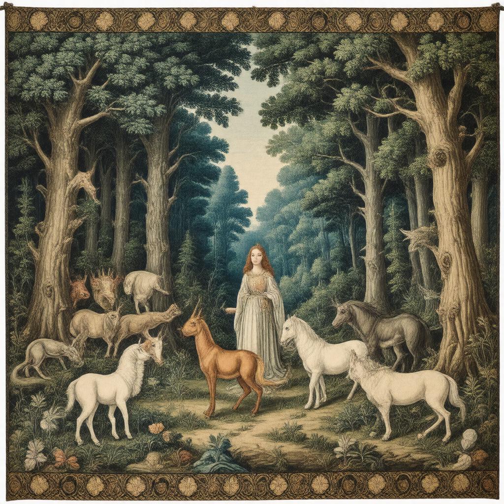 Click to view larger image AI-created image of The Forest tapestry
