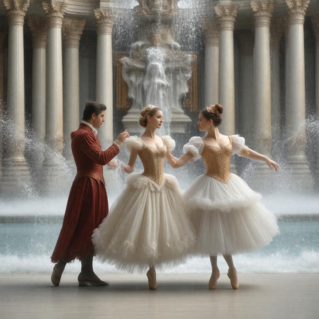 AI-created image of The Fountain of Bakhchisarai (ballet)