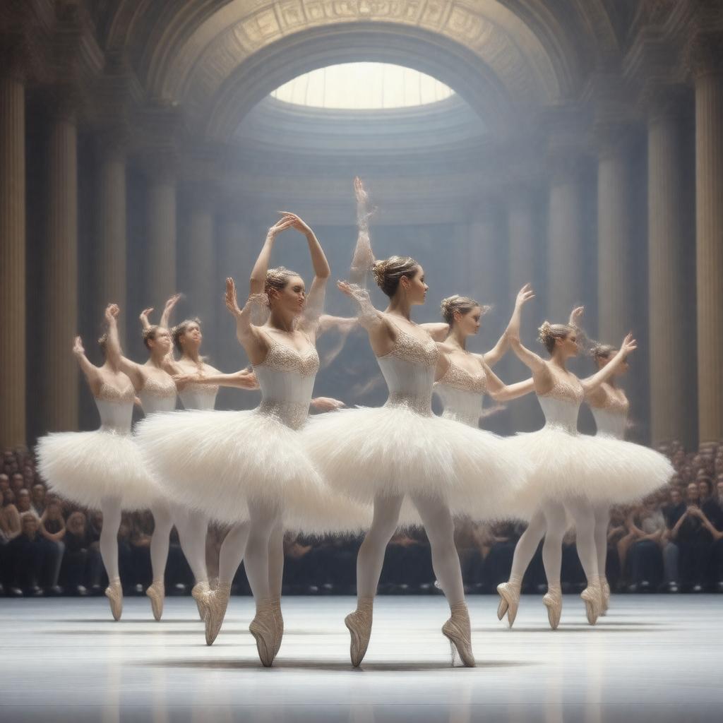 AI-created image of The Four Seasons (ballet)