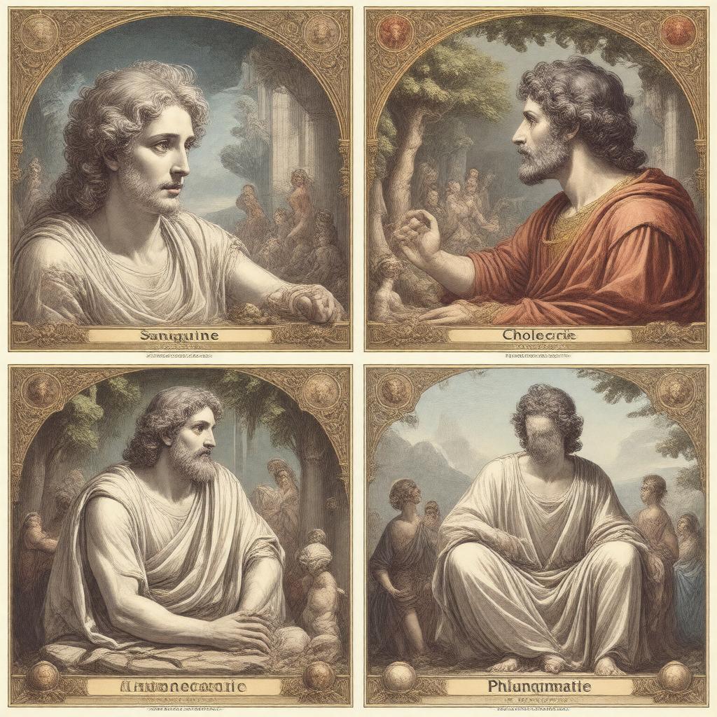 AI-created image of The Four Temperaments