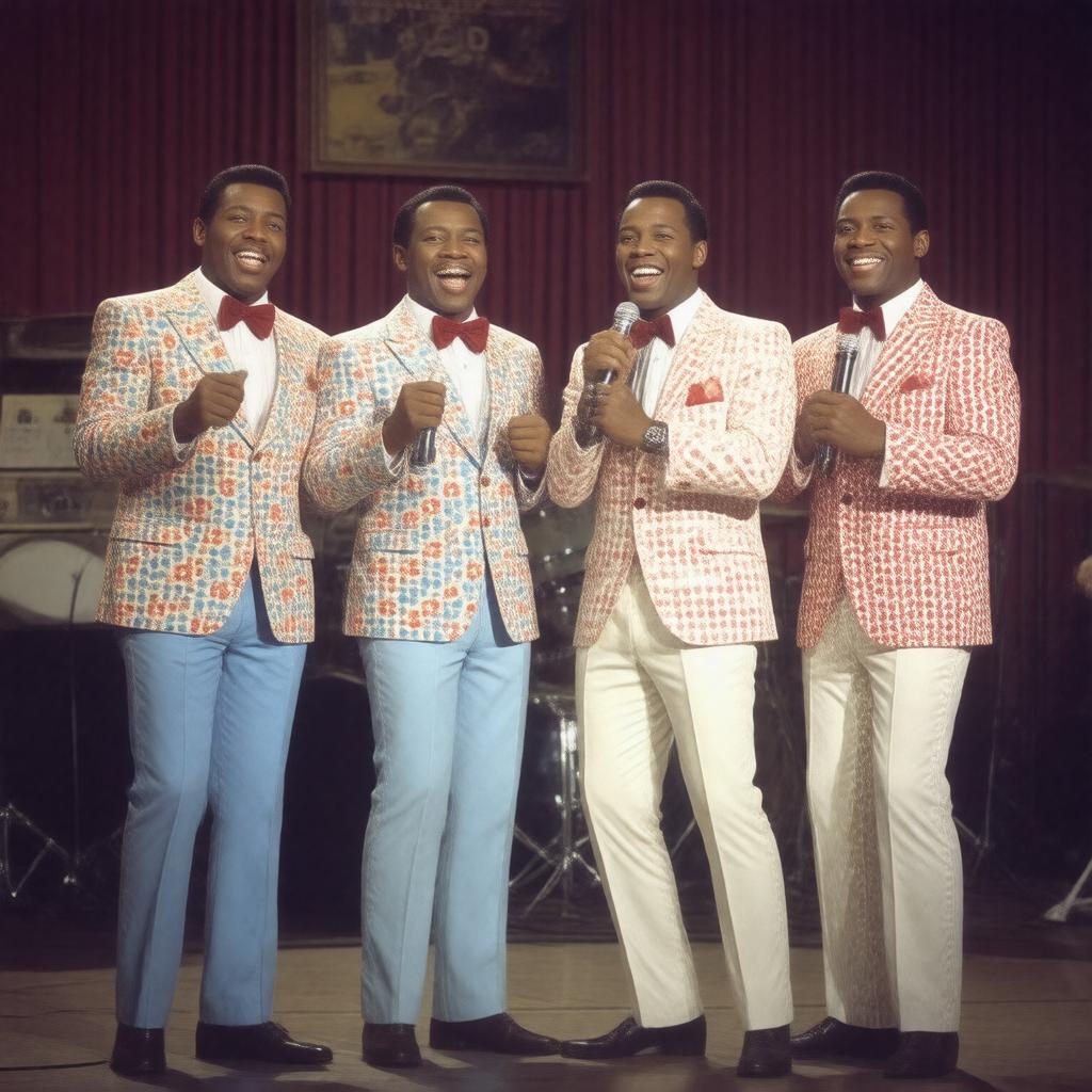 AI-created image of The Four Tops