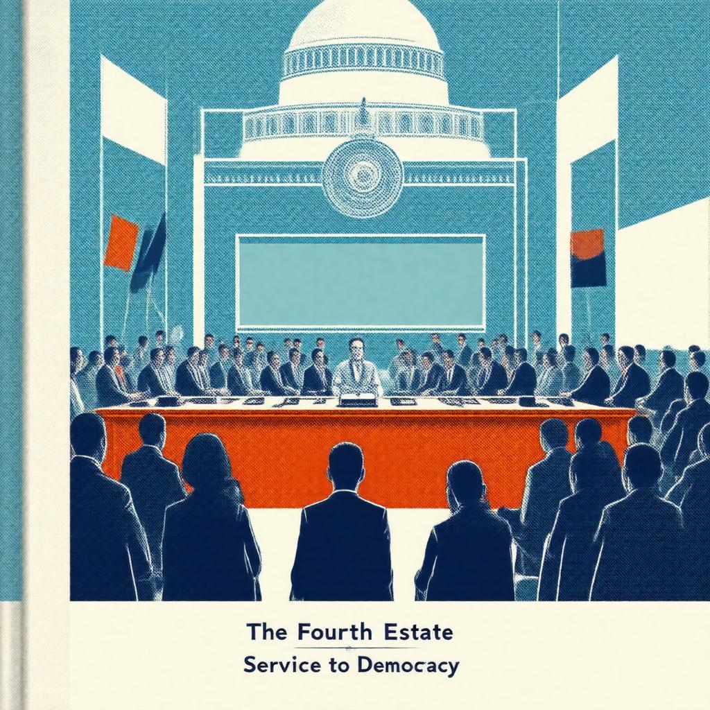 AI-created image of The Fourth Estate in Service to Democracy