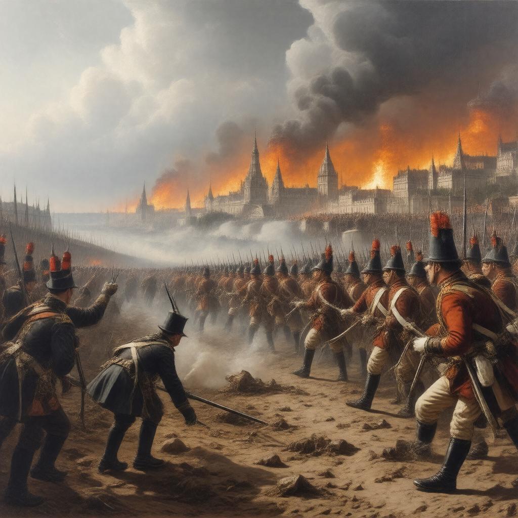 AI-created image of The Franco-Prussian War