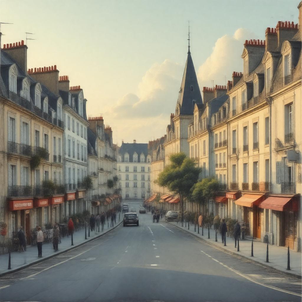 AI-created image of The French Dispatch