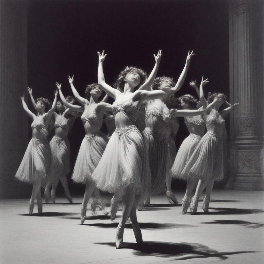 AI-created image of The Furies (ballet)