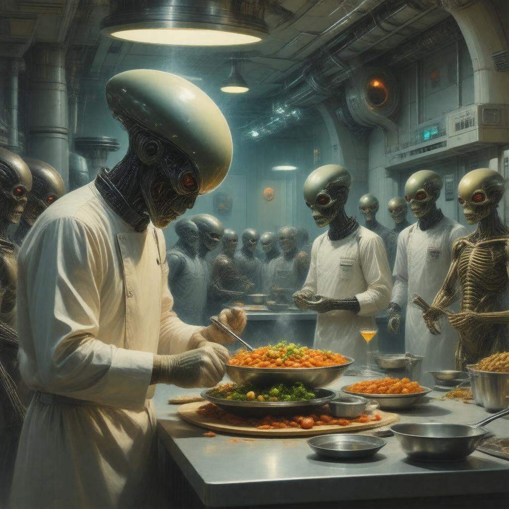 AI-created image of The Galactic Gourmet