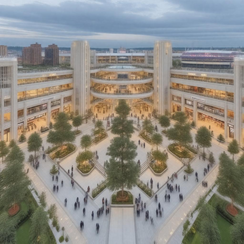 AI-created image of The Galleria