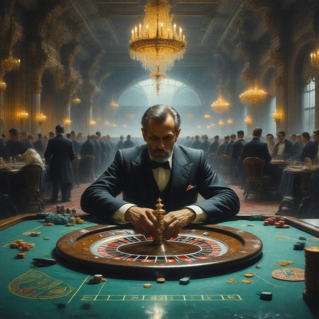 AI-created image of The Gambler