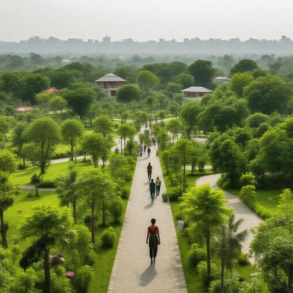 AI-created image of The Garden City