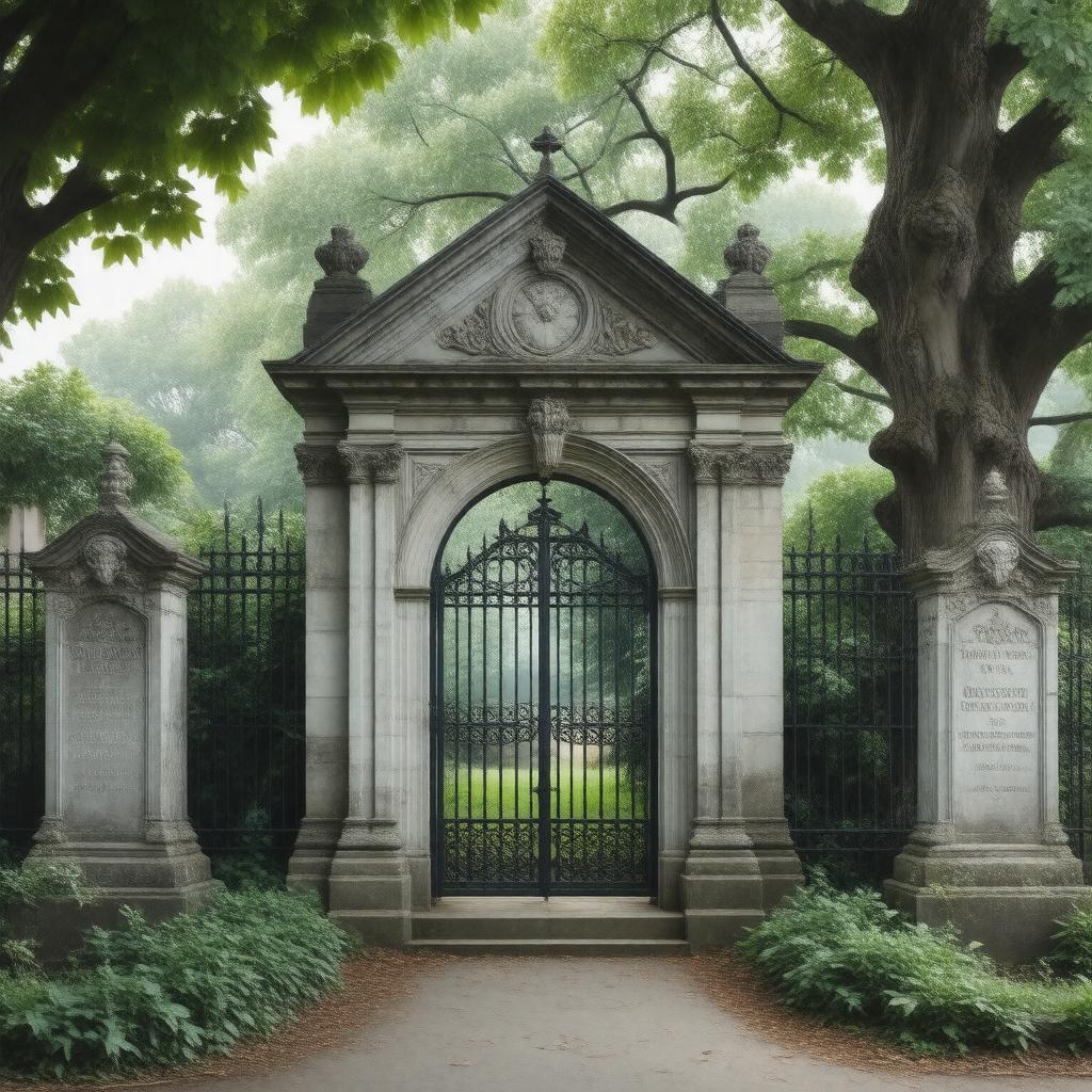 AI-created image of The General Cemetery Company of London