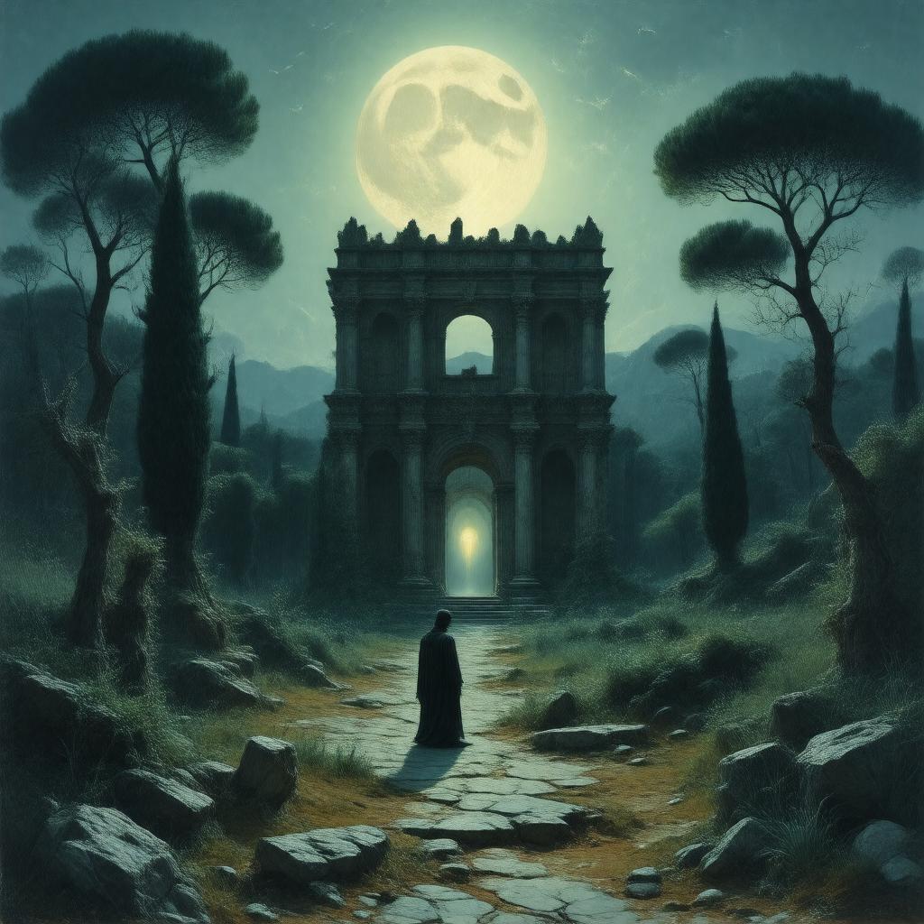 AI-created image of The Giaour