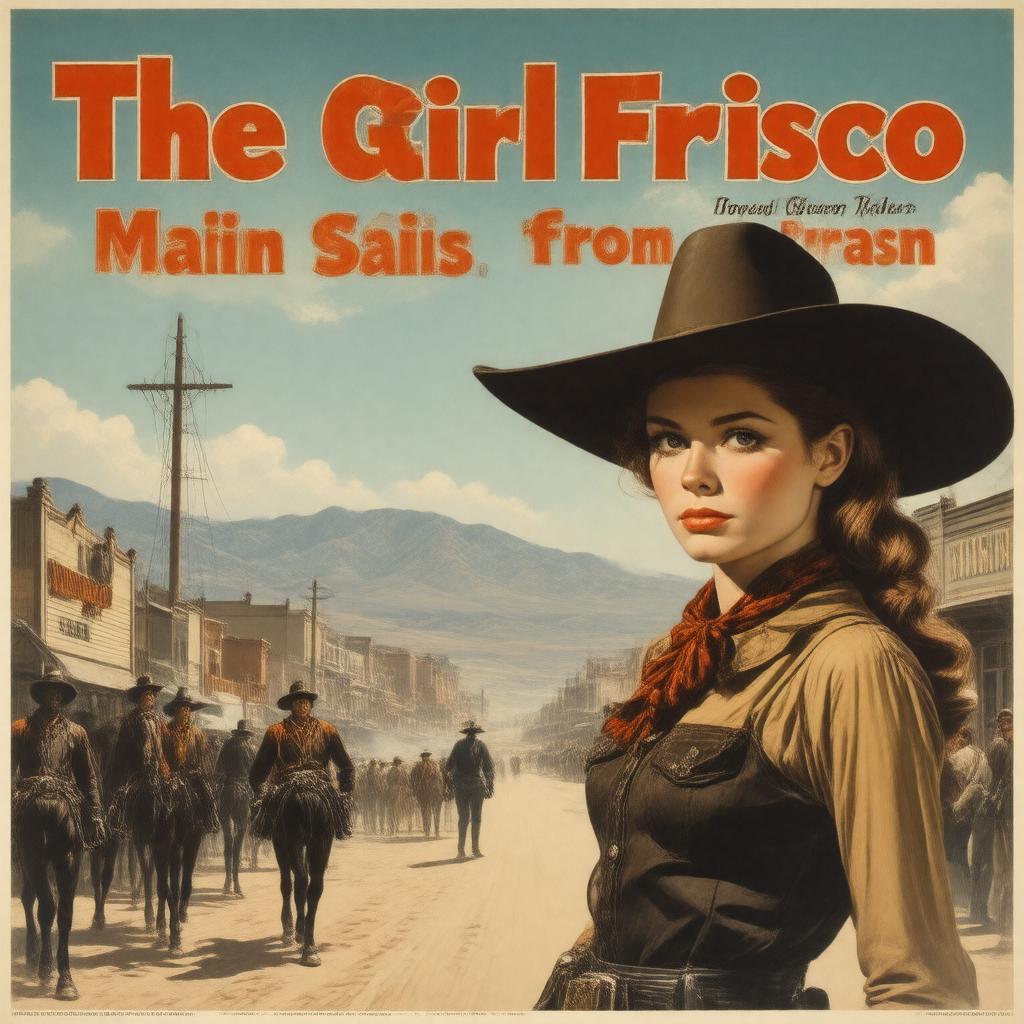 AI-created image of The Girl from Frisco