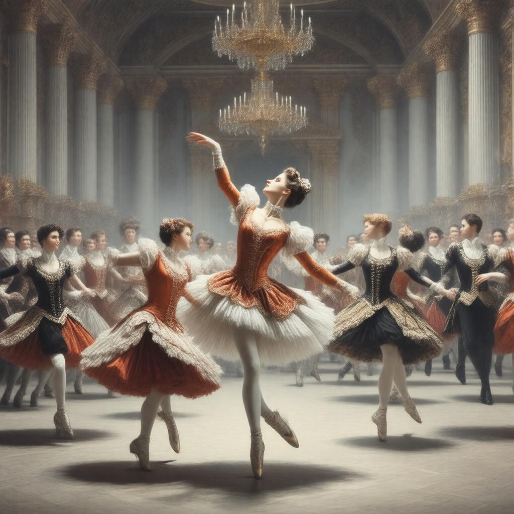 AI-created image of The Golden Age (ballet)