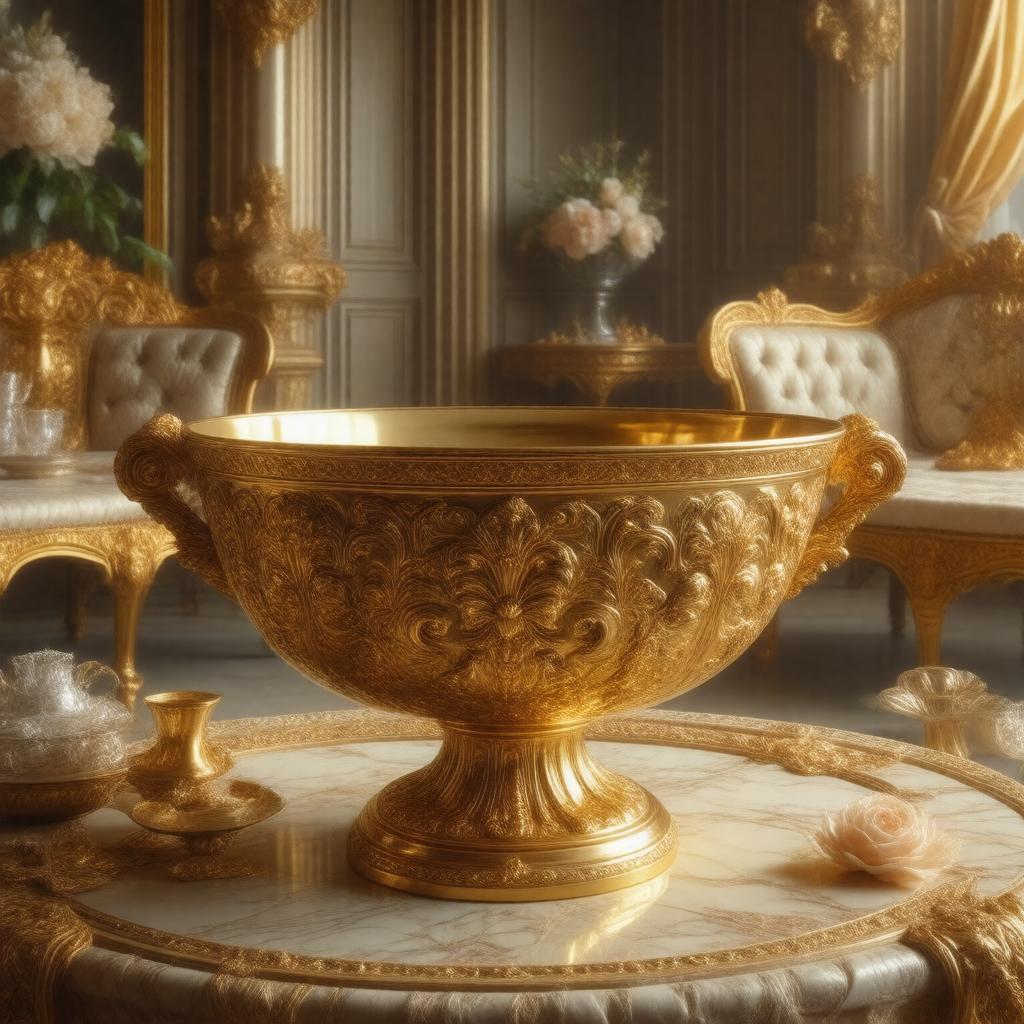 AI-created image of The Golden Bowl