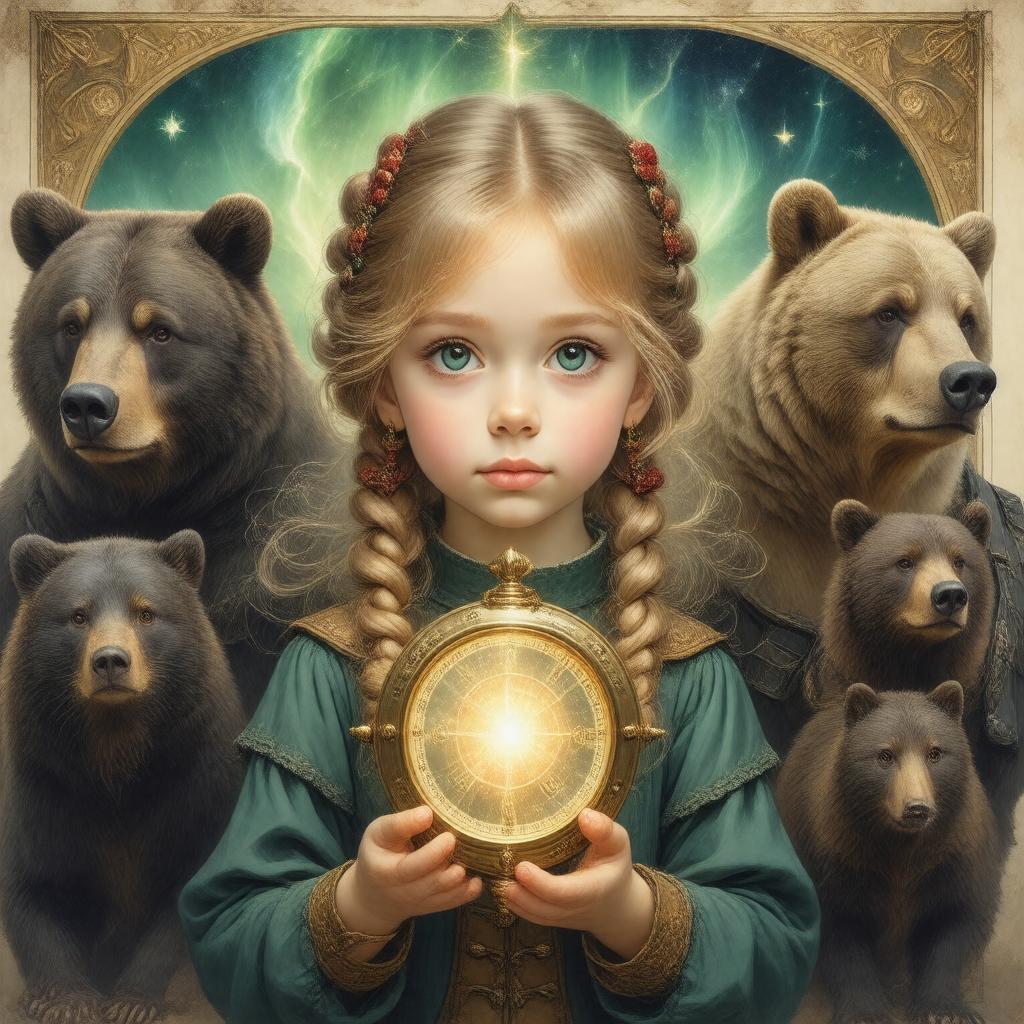 AI-created image of The Golden Compass