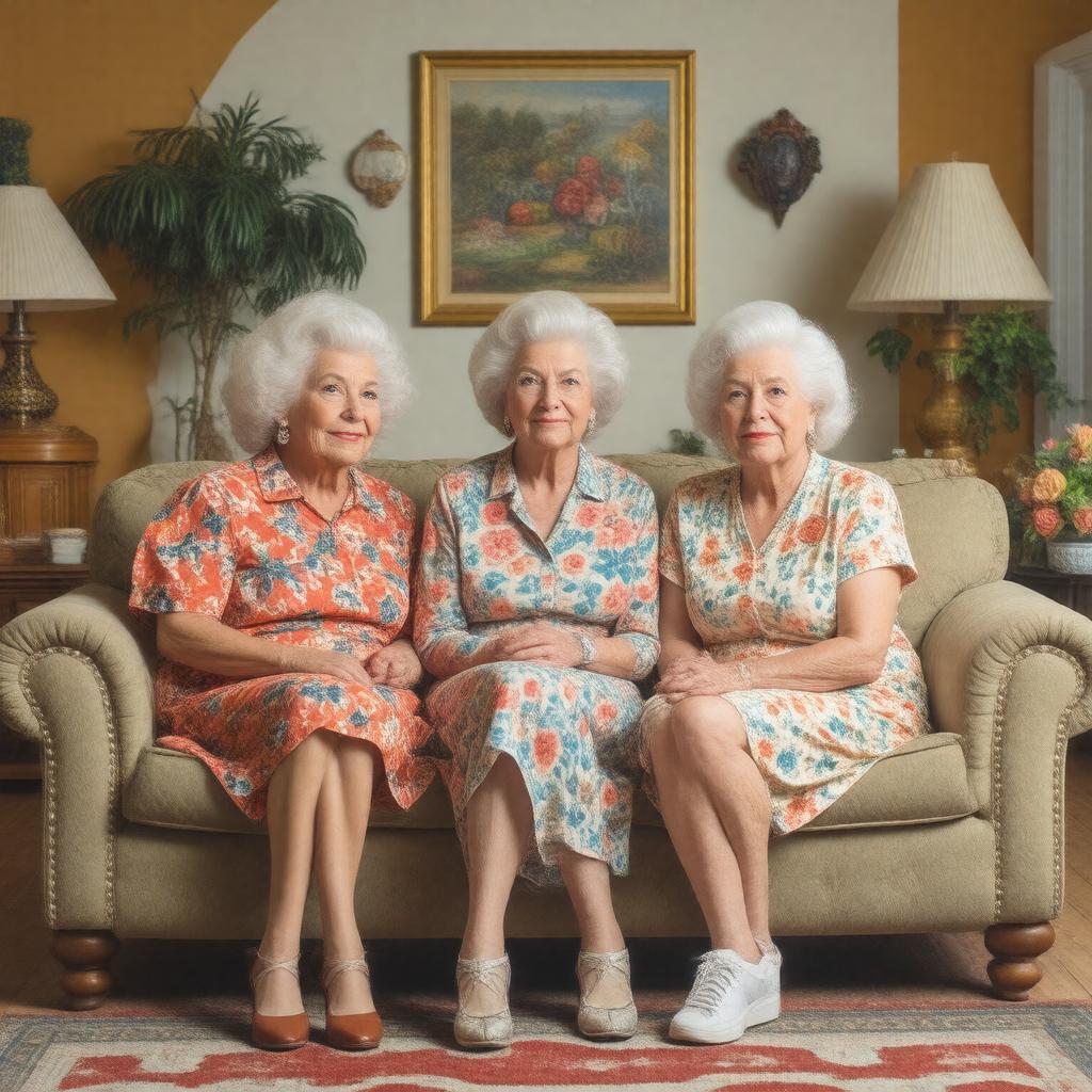 AI-created image of The Golden Girls
