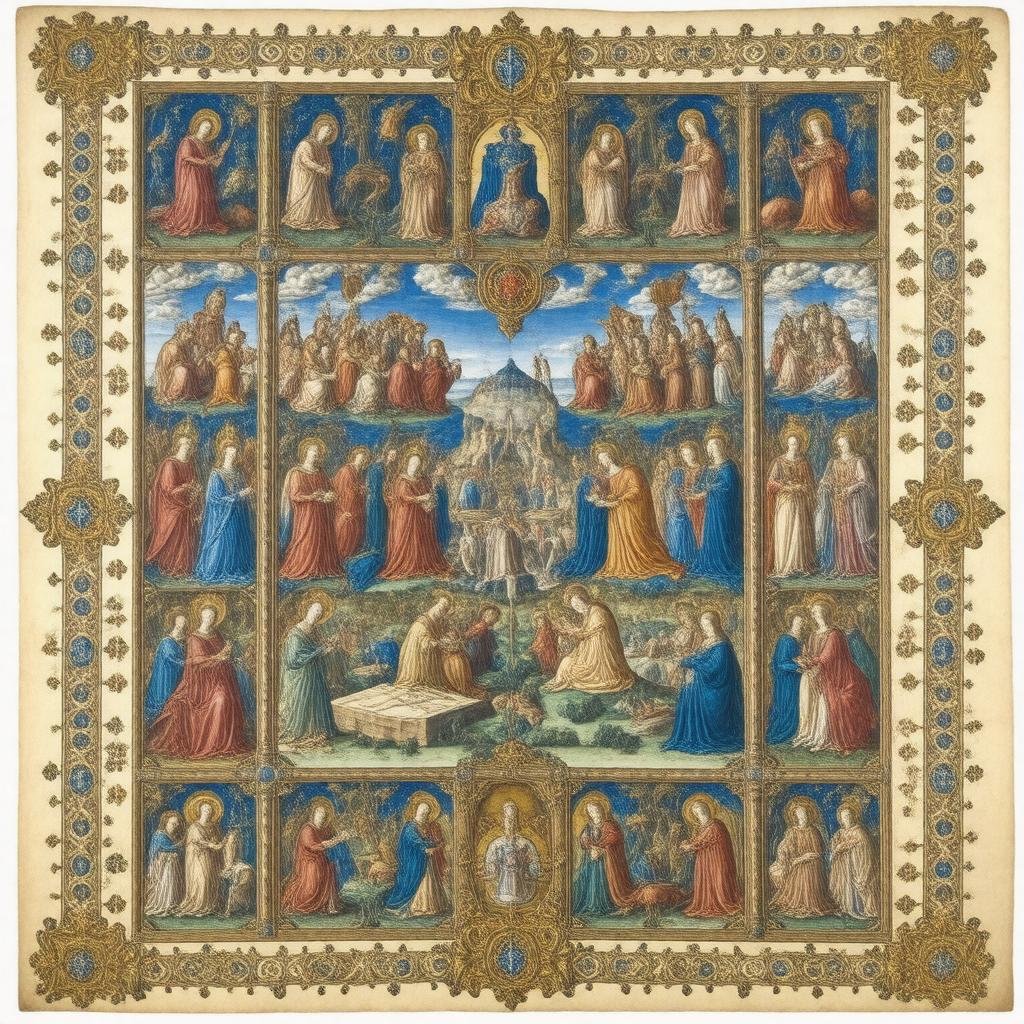 AI-created image of The Golden Legend