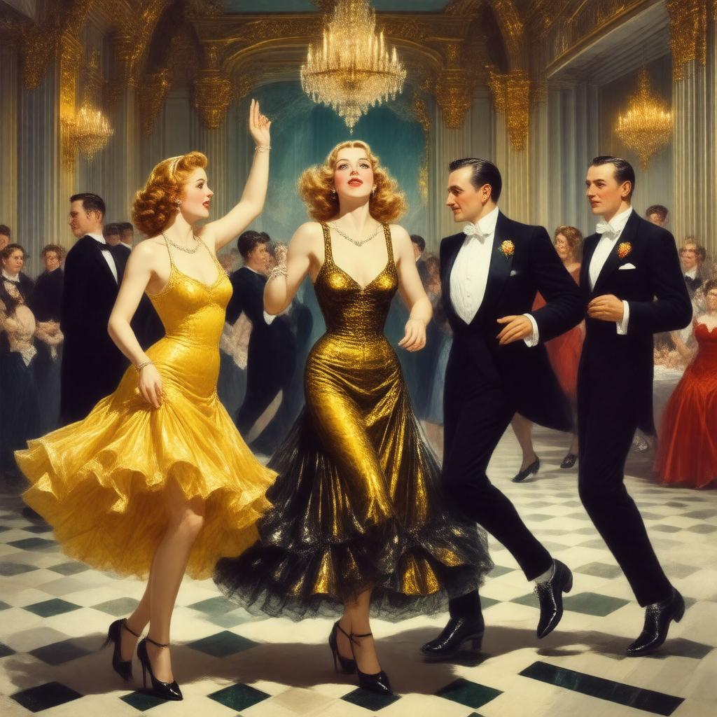 AI-created image of The Good Companions (film)