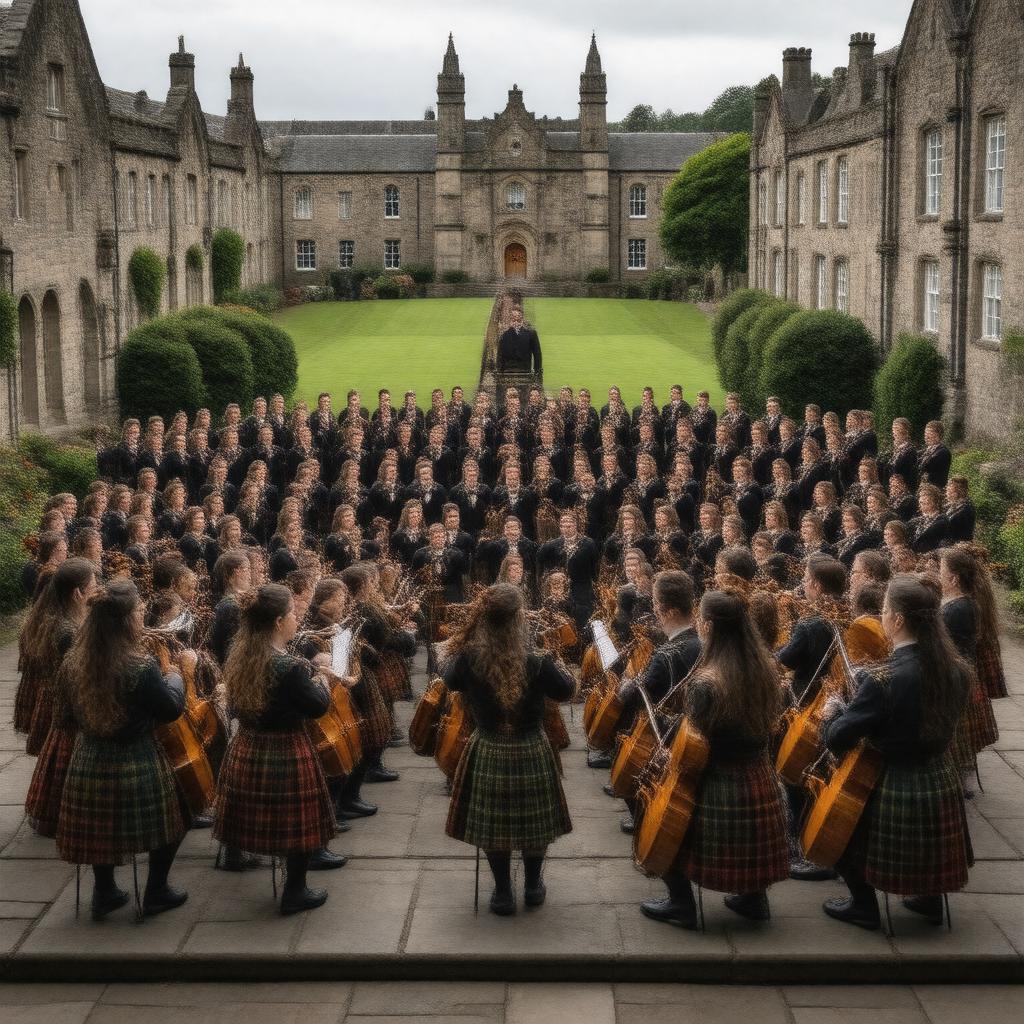 AI-created image of The Gordonstoun Song
