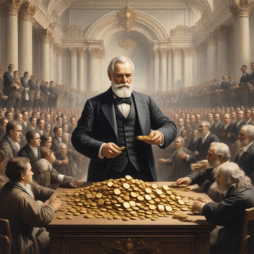 Click to view larger image AI-created image of The Gospel of Wealth