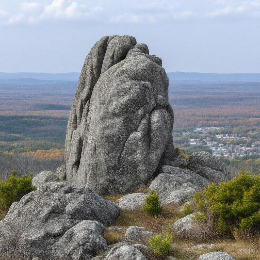 AI-created image of The Granite State