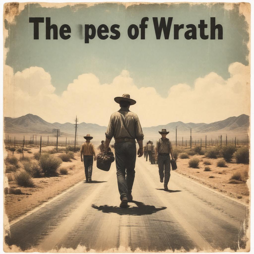 AI-created image of The Grapes of Wrath