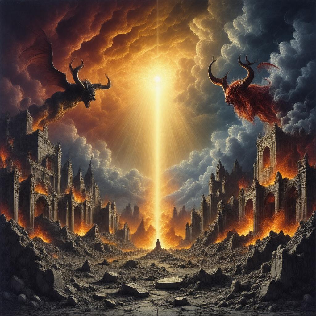 AI-created image of The Great Controversy