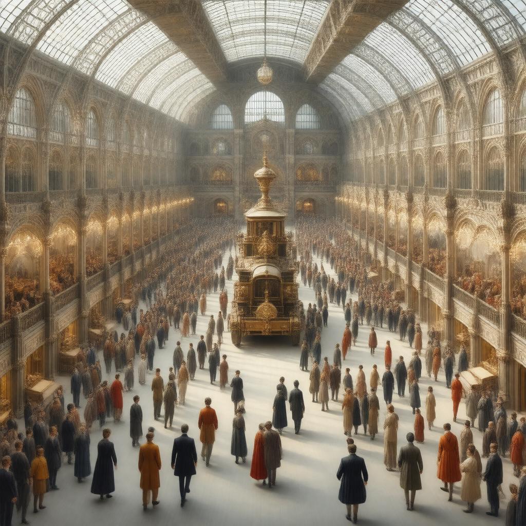 AI-created image of The Great Exhibition
