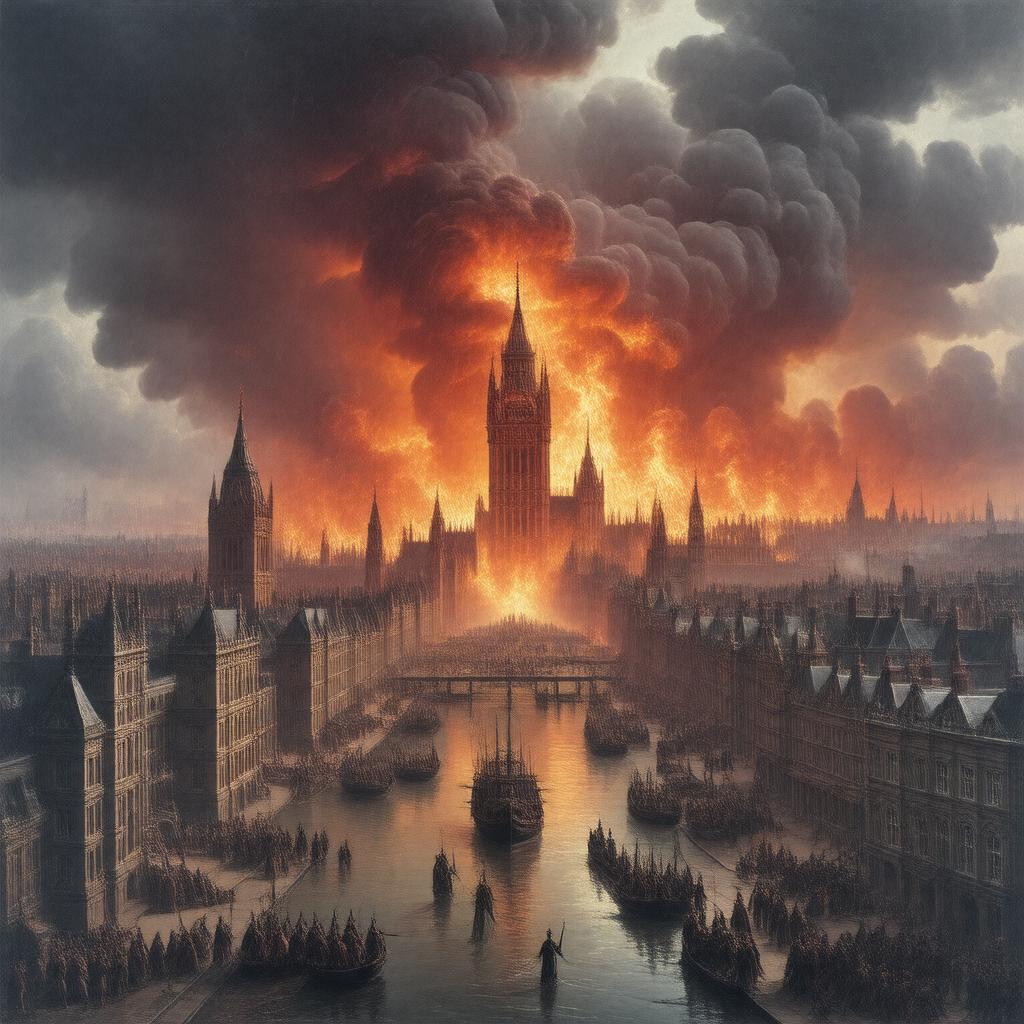 AI-created image of The Great Fire