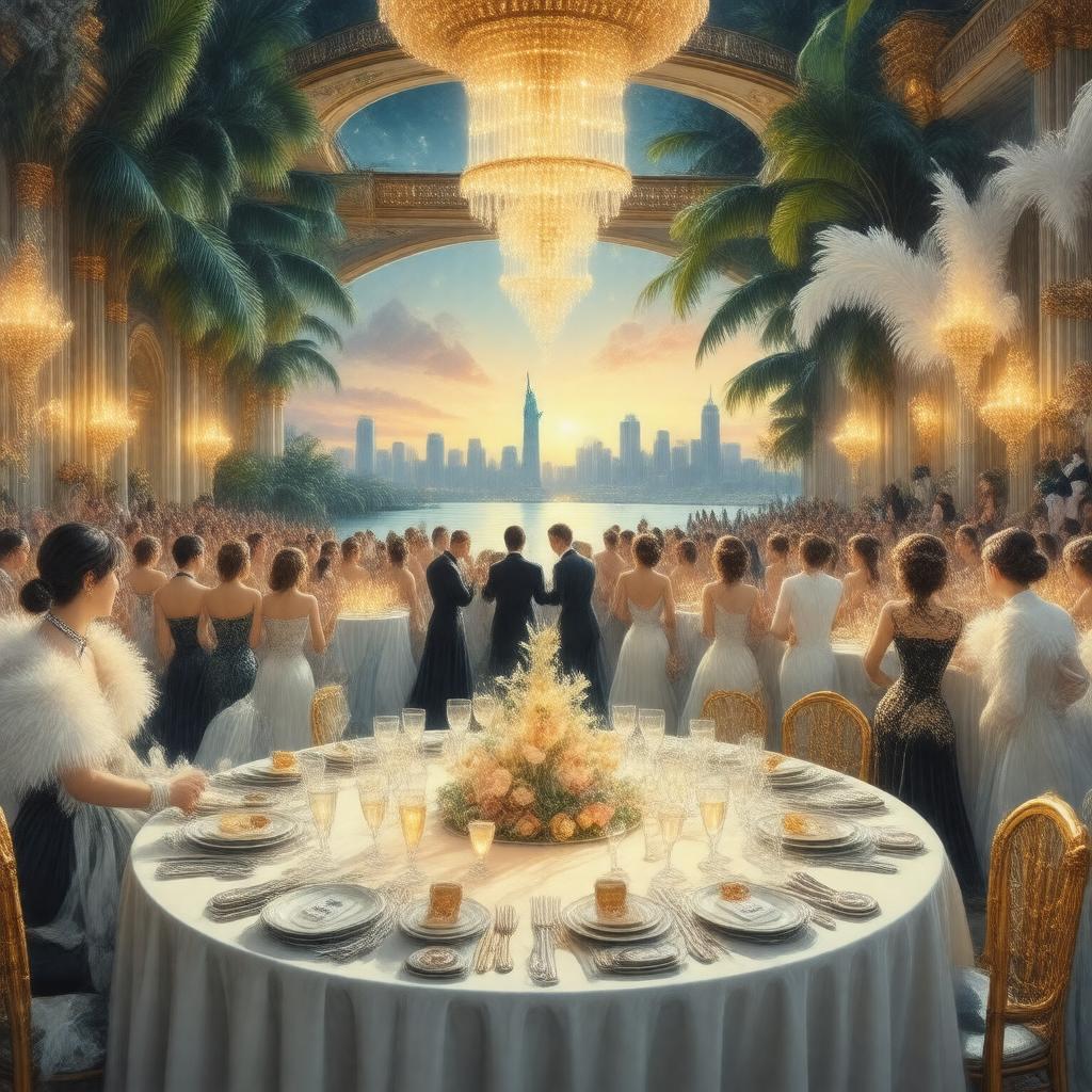 AI-created image of The Great Gatsby