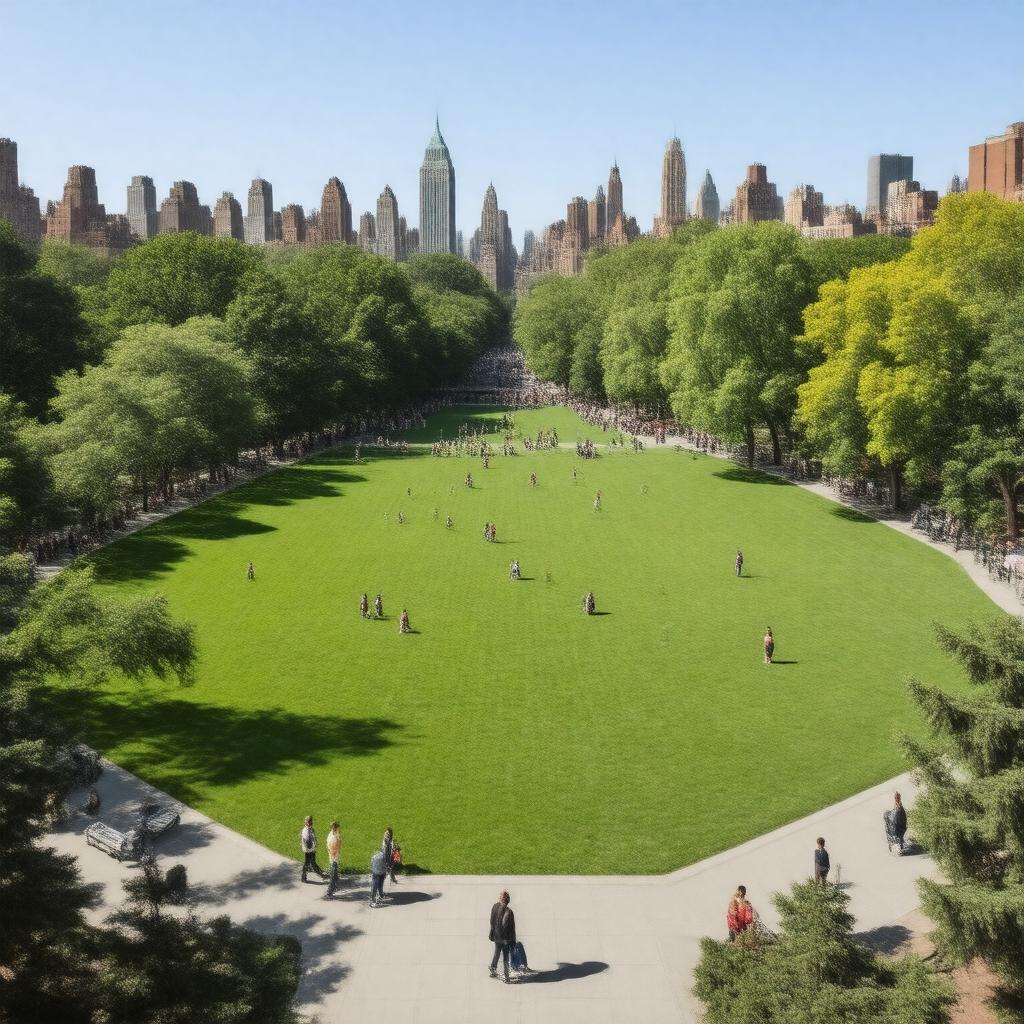 AI-created image of The Great Lawn