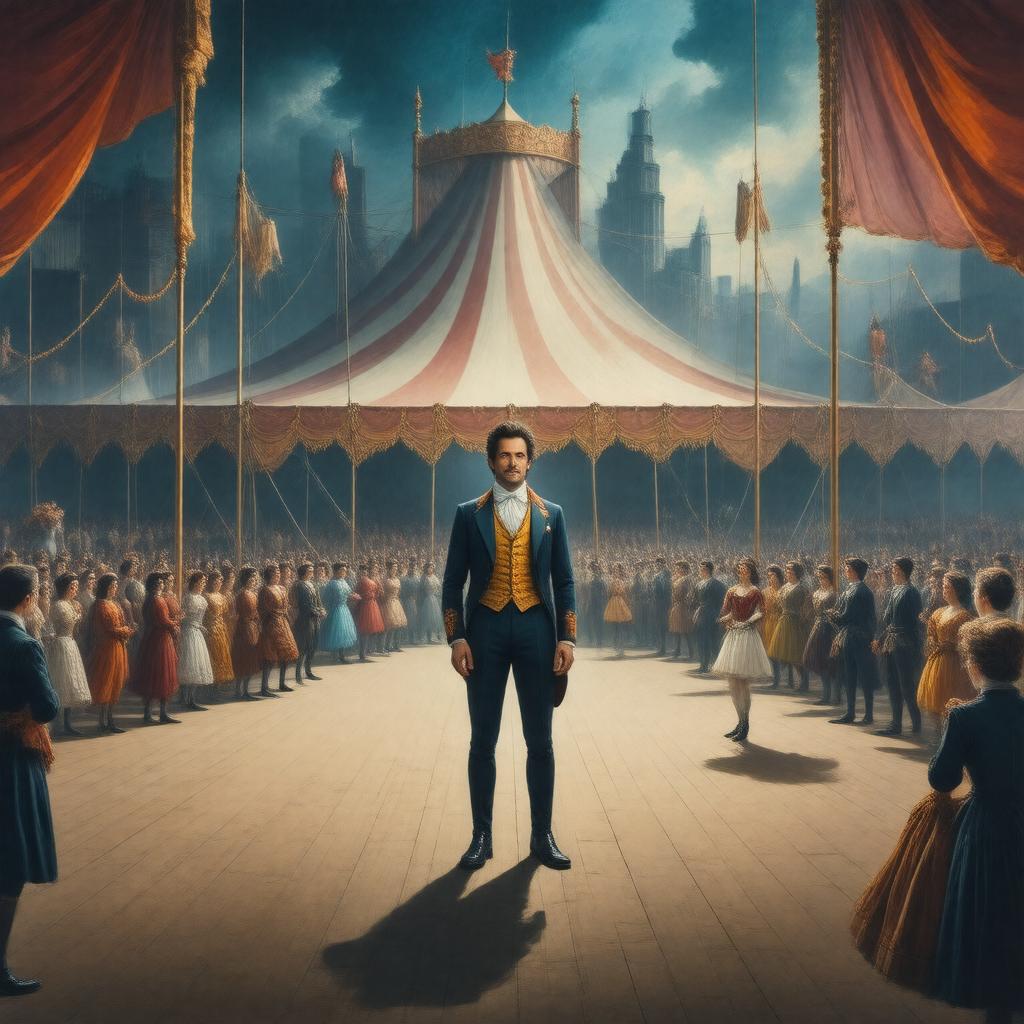 AI-created image of The Greatest Showman