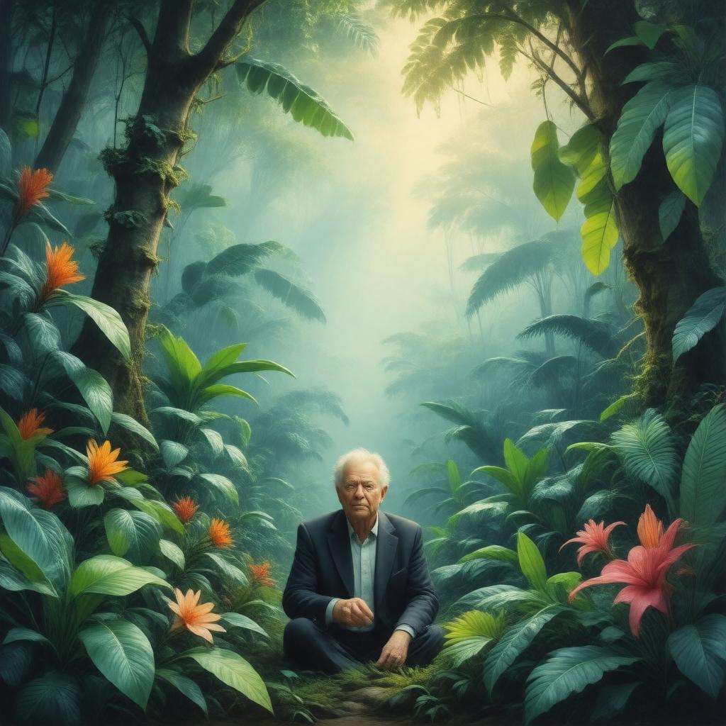 AI-created image of The Green Planet