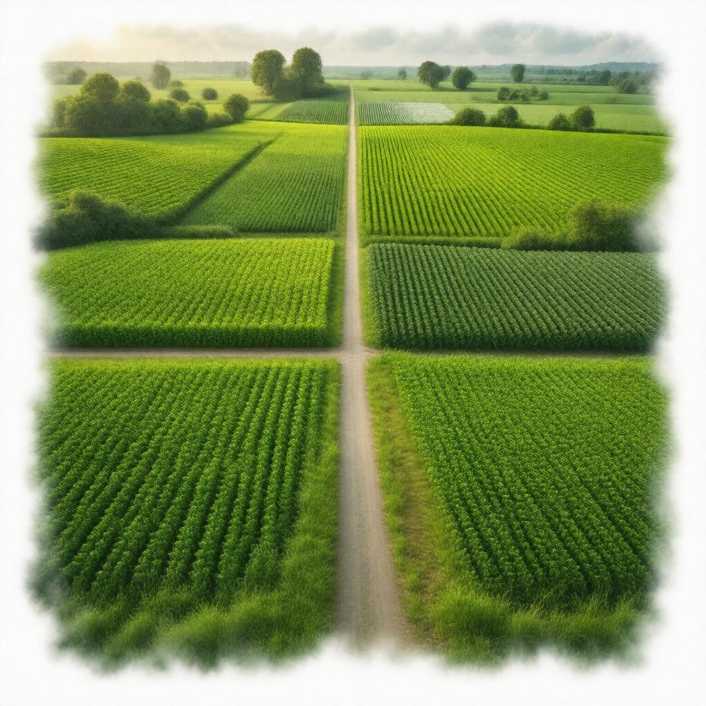 AI-created image of The Green Revolution Revisited and the Road Ahead