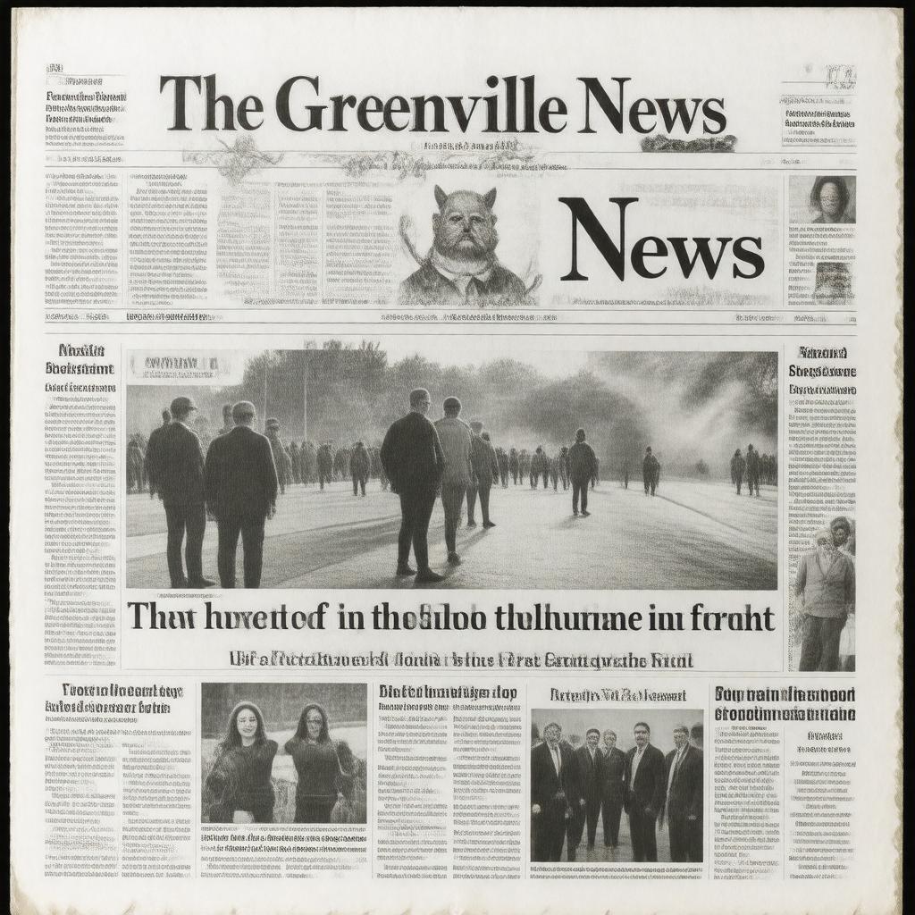 AI-created image of The Greenville News