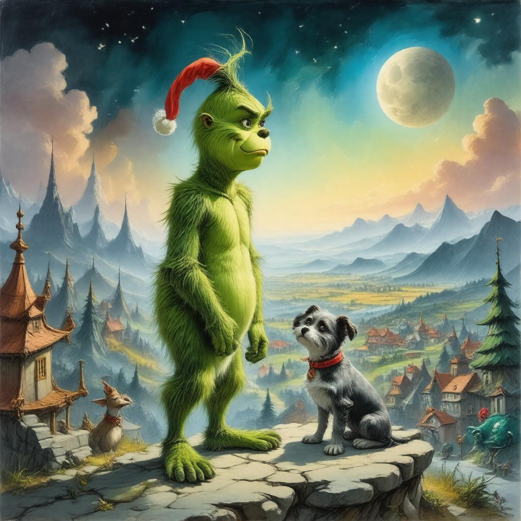 AI-created image of The Grinch