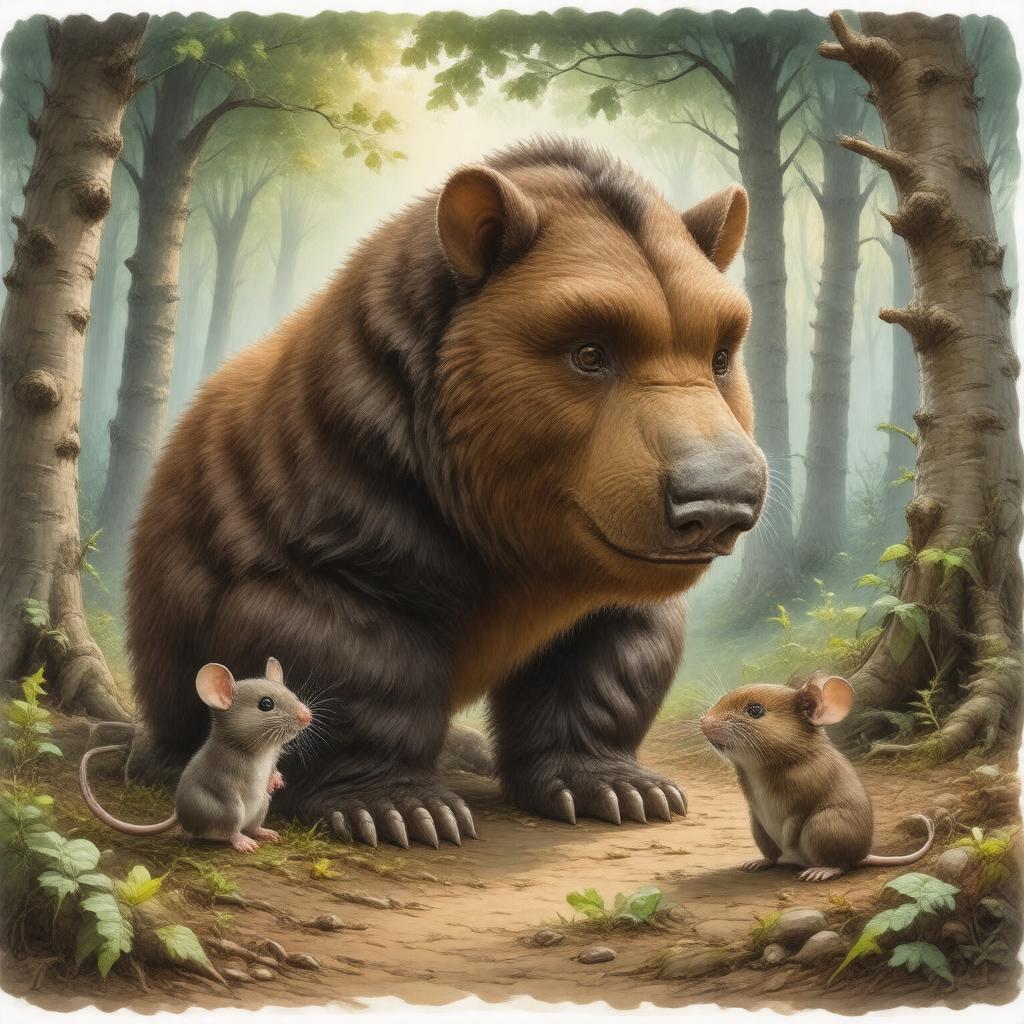 AI-created image of The Gruffalo