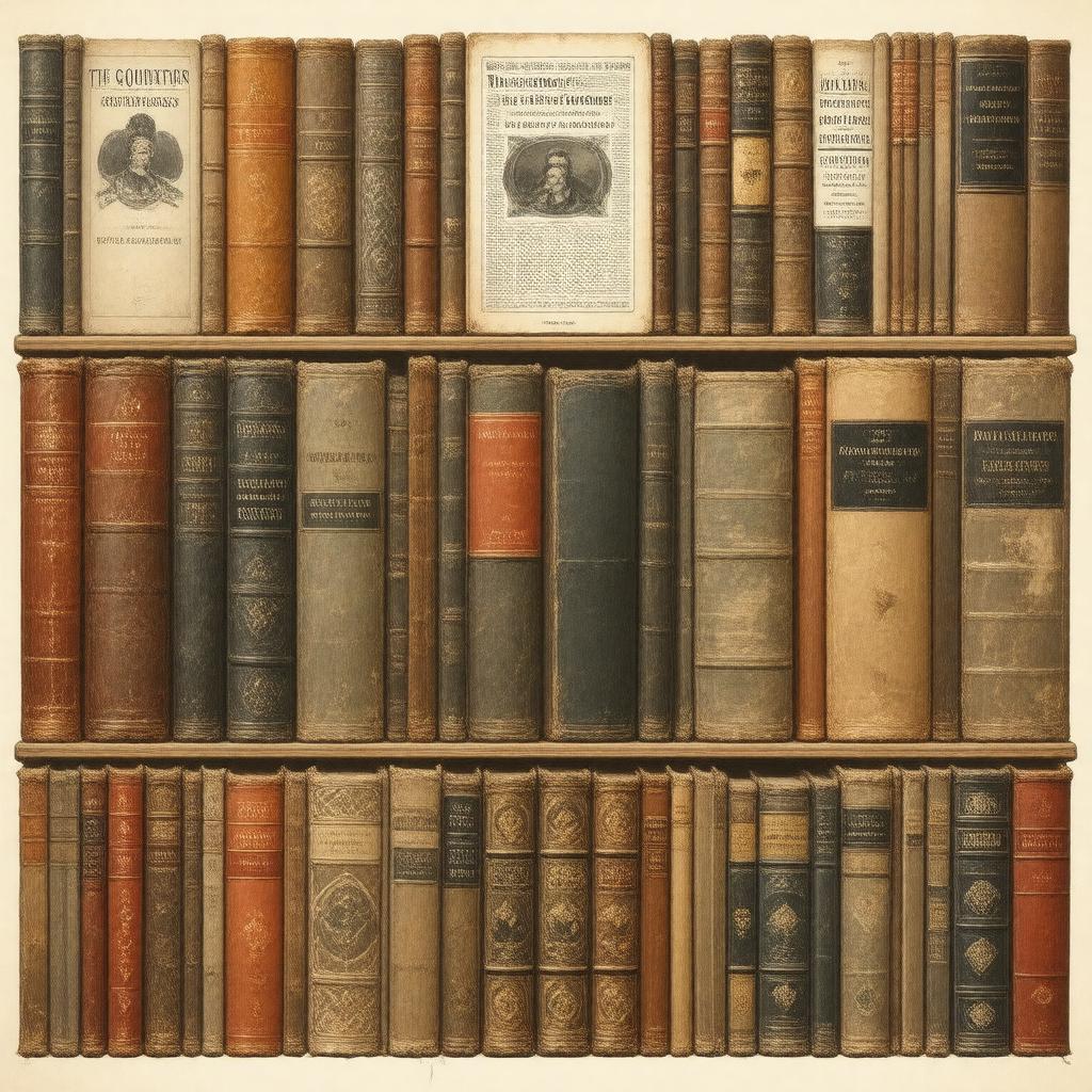 AI-created image of The Guardian's 100 best novels