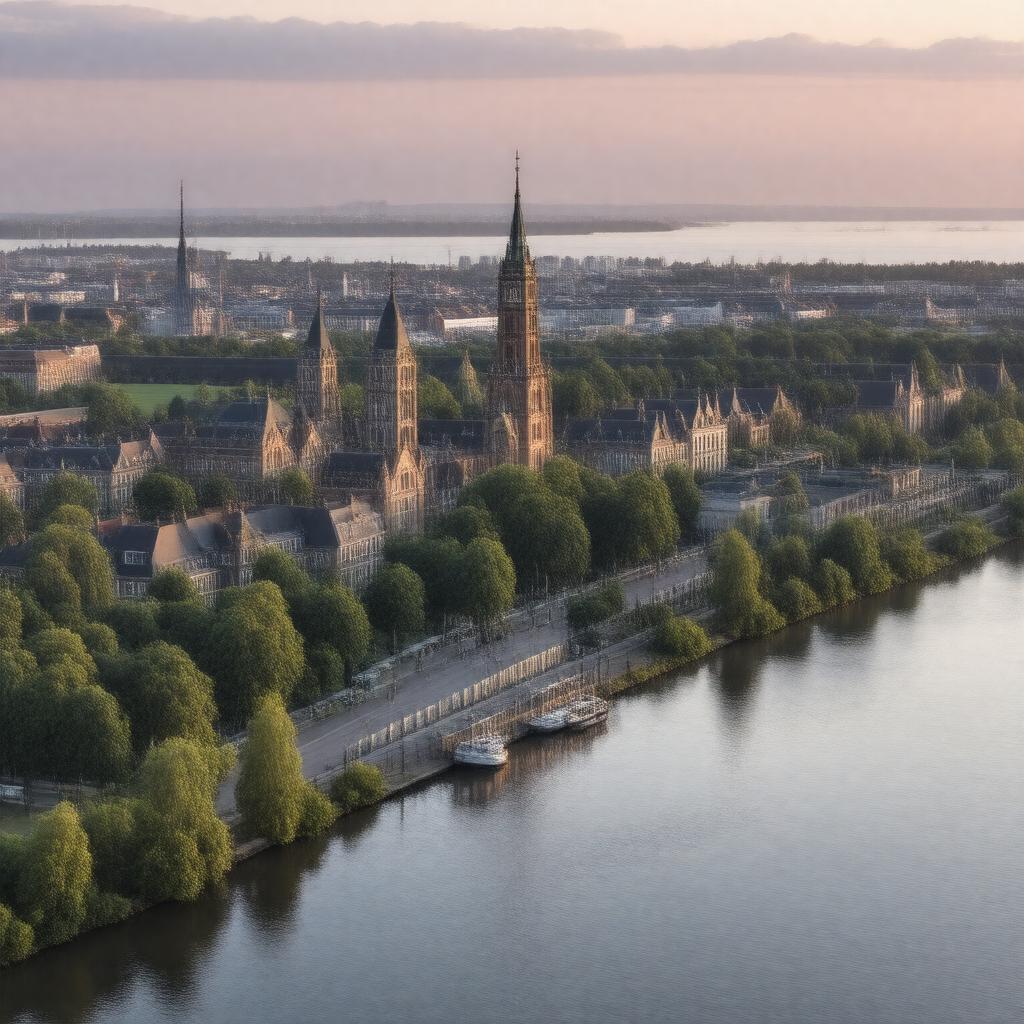 AI-created image of The Hague