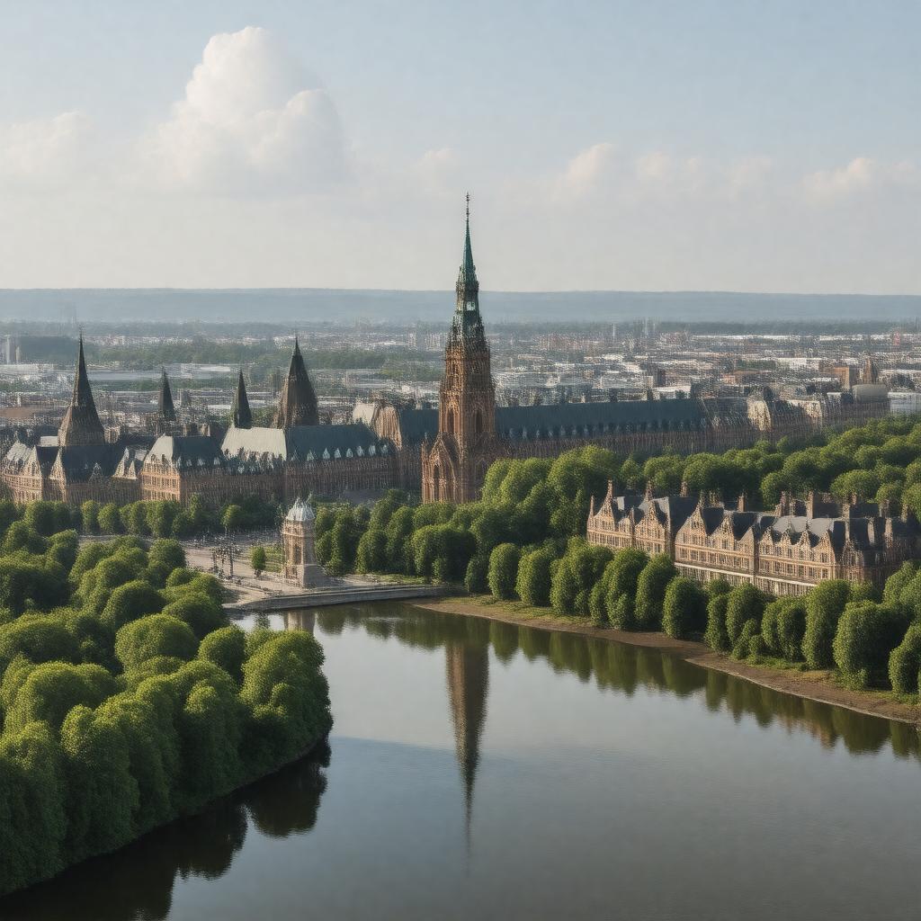 AI-created image of The Hague, Netherlands