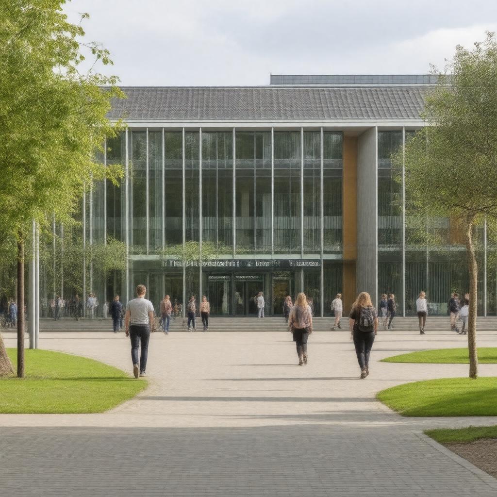 Click to view larger image AI-created image of The Hague University of Applied Sciences